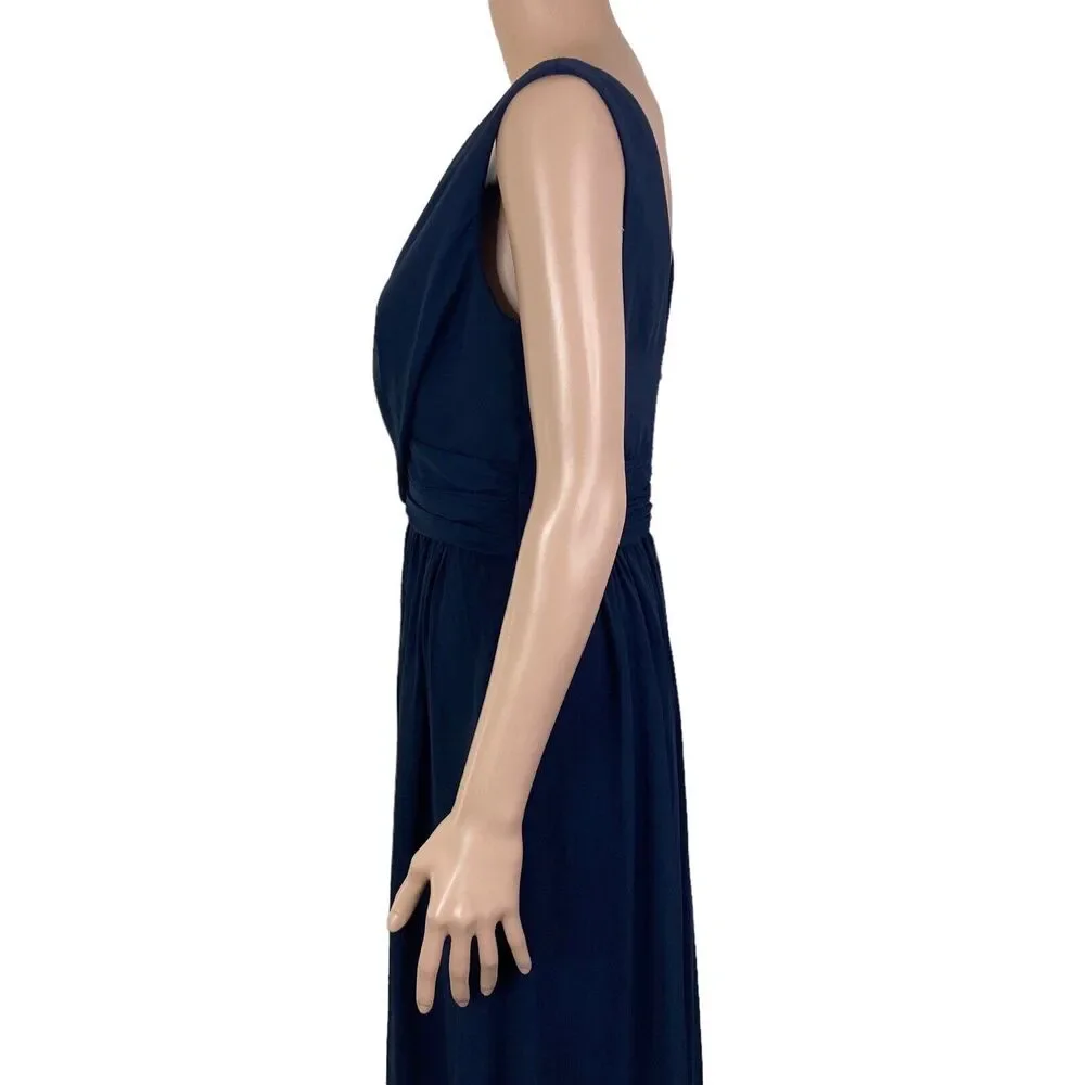 Dessy Collection Dress Womens 8R Midnight Blue Maxi